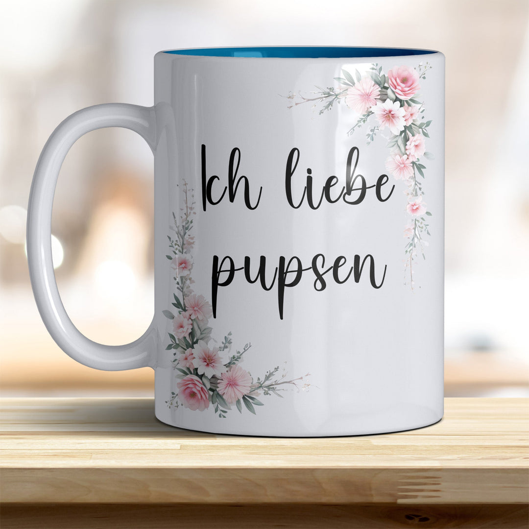 Ich liebe pupsen: Keramik - Kaffeebecher – Humorvoll & Hochwertig - all - yours24