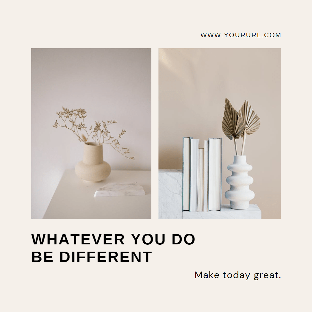Instagram Post - Vorlagen - Set - 10 Minimalistische Canva Templates - Professionelle Social Media Grafiken - all - yours24