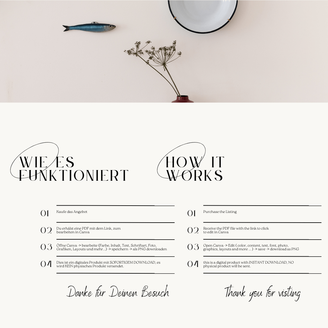 Instagram Post - Vorlagen - Set - 10 Minimalistische Canva Templates - Professionelle Social Media Grafiken - all - yours24