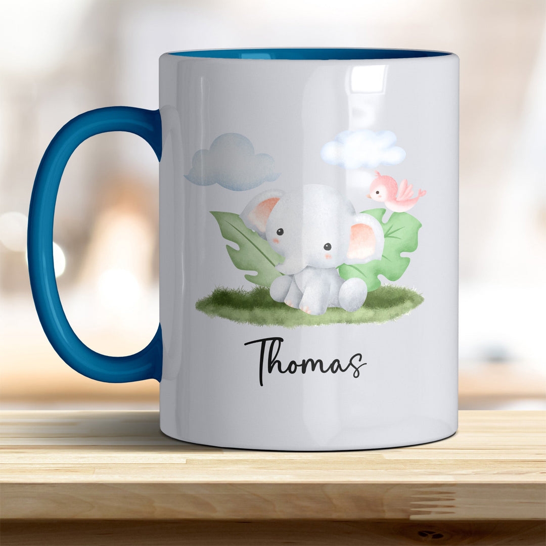Kaffeebecher mit niedlichem Elefant – Ideal für Geschenk & Alltag - all - yours24