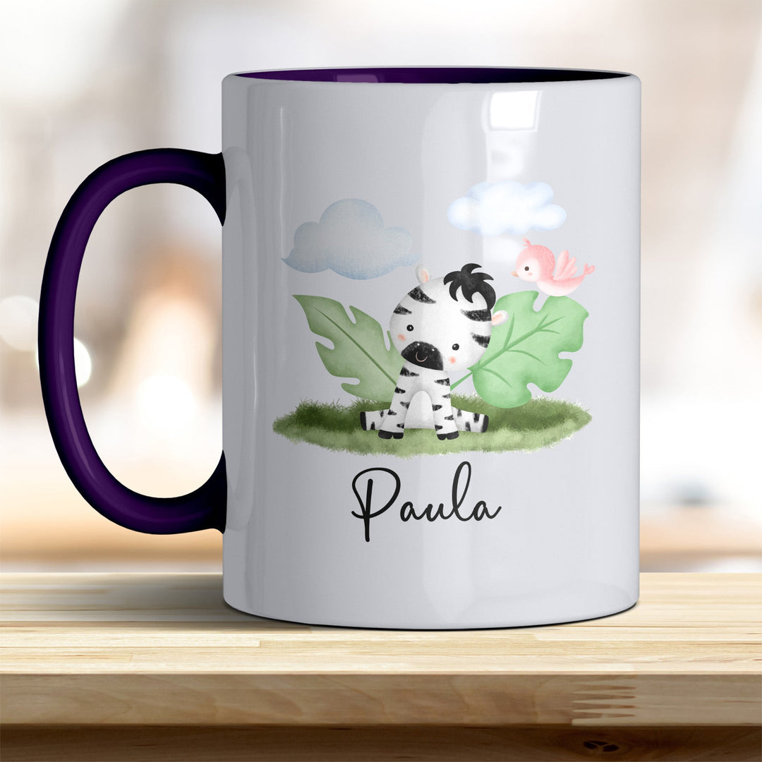 Kaffeebecher mit niedlichem Zebra – Ideal für Geschenk & Alltag - all - yours24