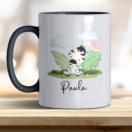 Kaffeebecher mit niedlichem Zebra – Ideal für Geschenk & Alltag - all - yours24