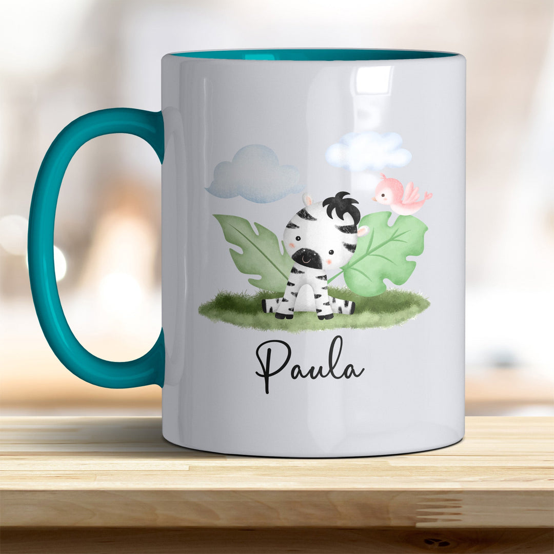 Kaffeebecher mit niedlichem Zebra – Ideal für Geschenk & Alltag - all - yours24