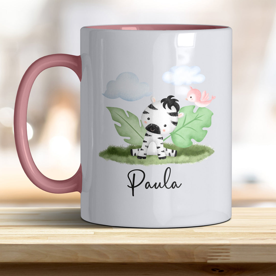 Kaffeebecher mit niedlichem Zebra – Ideal für Geschenk & Alltag - all - yours24