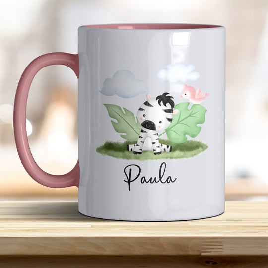Kaffeebecher mit niedlichem Zebra – Ideal für Geschenk & Alltag - all - yours24