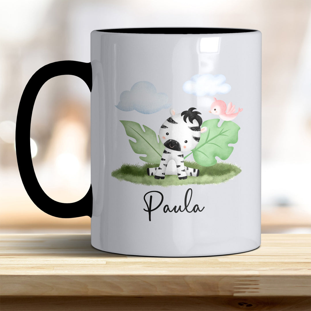 Kaffeebecher mit niedlichem Zebra – Ideal für Geschenk & Alltag - all - yours24
