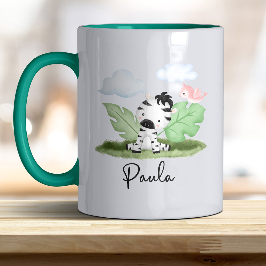 Kaffeebecher mit niedlichem Zebra – Ideal für Geschenk & Alltag - all - yours24