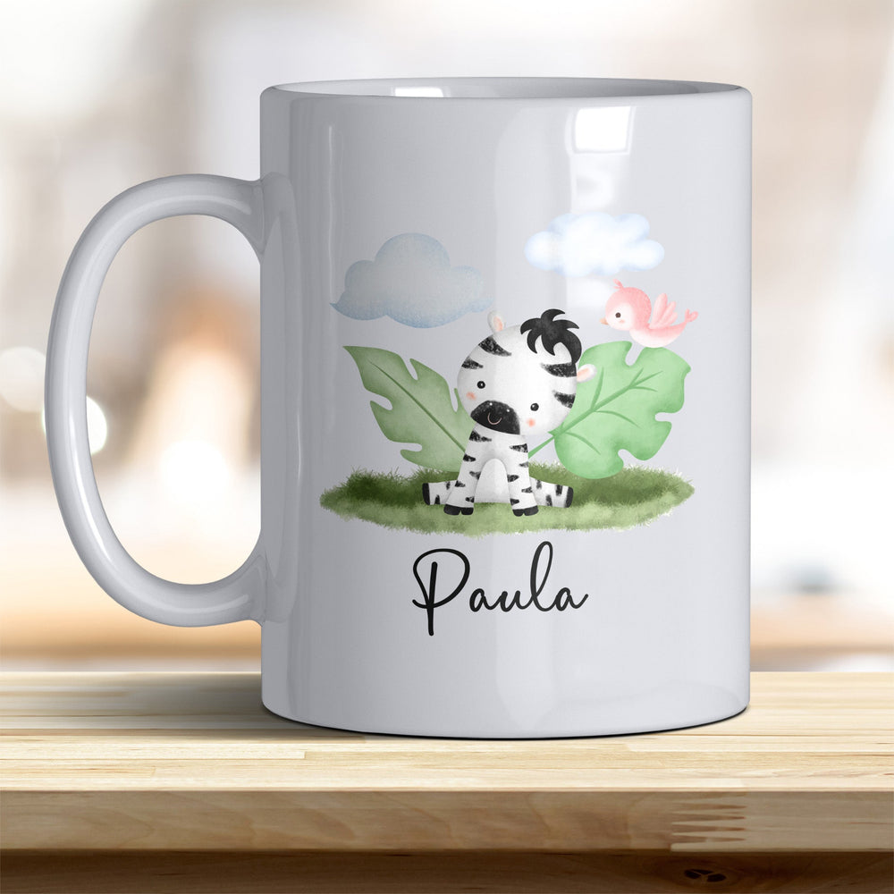 Kaffeebecher mit niedlichem Zebra – Ideal für Geschenk & Alltag - all - yours24