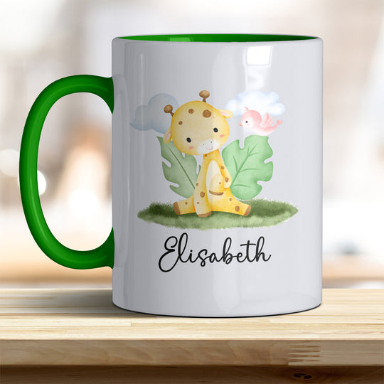 Kaffeebecher mit niedlicher Giraffe – Ideal für Geschenk & Alltag - all - yours24