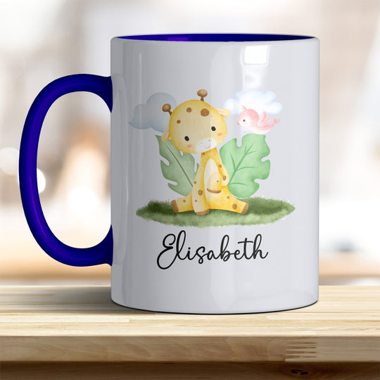 Kaffeebecher mit niedlicher Giraffe – Ideal für Geschenk & Alltag - all - yours24