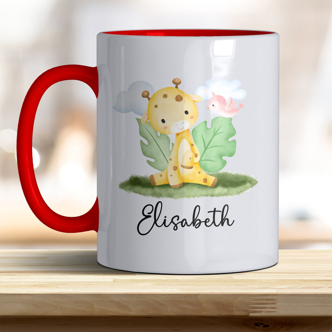 Kaffeebecher mit niedlicher Giraffe – Ideal für Geschenk & Alltag - all - yours24