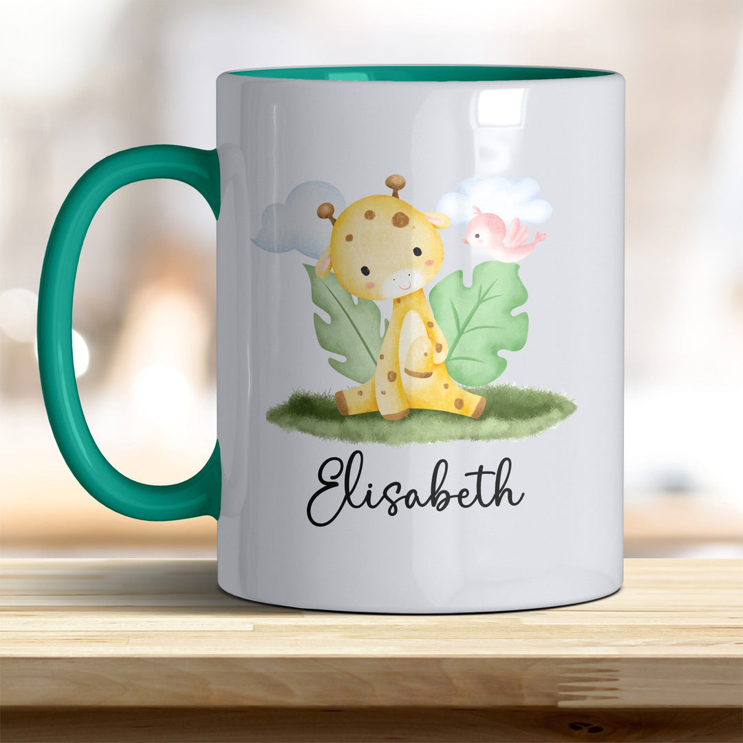 Kaffeebecher mit niedlicher Giraffe – Ideal für Geschenk & Alltag - all - yours24