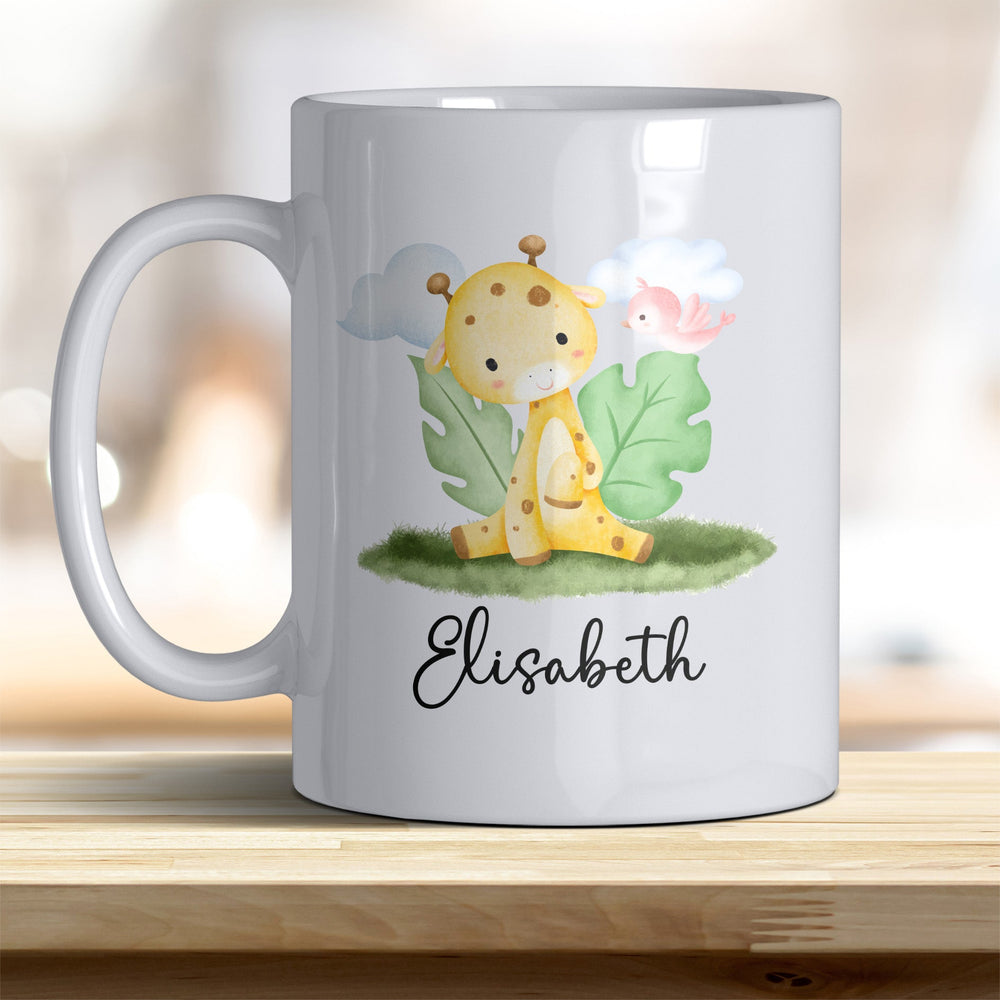 Kaffeebecher mit niedlicher Giraffe – Ideal für Geschenk & Alltag - all - yours24