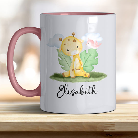 Kaffeebecher mit niedlicher Giraffe – Ideal für Geschenk & Alltag - all - yours24