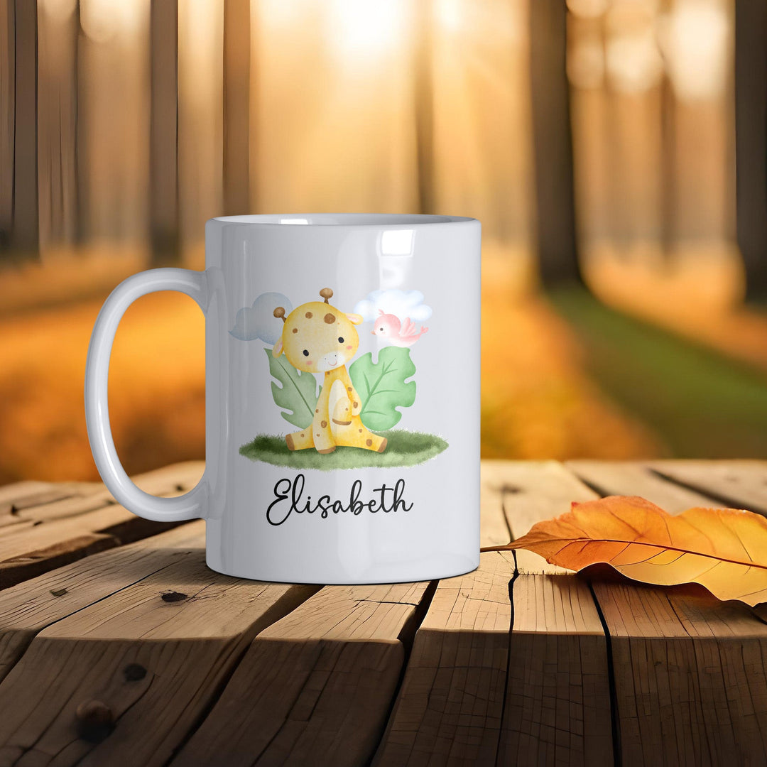 Kaffeebecher mit niedlicher Giraffe – Ideal für Geschenk & Alltag - all - yours24