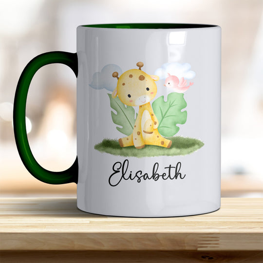 Kaffeebecher mit niedlicher Giraffe – Ideal für Geschenk & Alltag - all - yours24