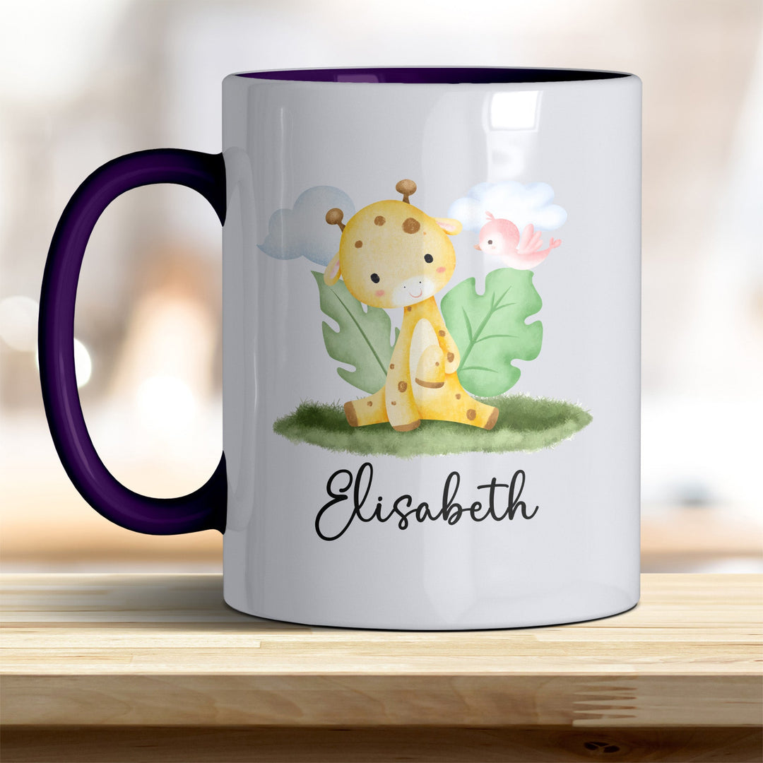 Kaffeebecher mit niedlicher Giraffe – Ideal für Geschenk & Alltag - all - yours24