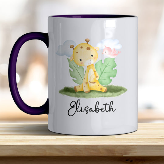 Kaffeebecher mit niedlicher Giraffe – Ideal für Geschenk & Alltag - all - yours24