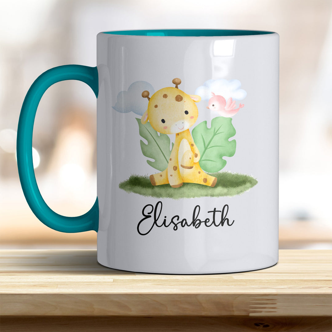 Kaffeebecher mit niedlicher Giraffe – Ideal für Geschenk & Alltag - all - yours24