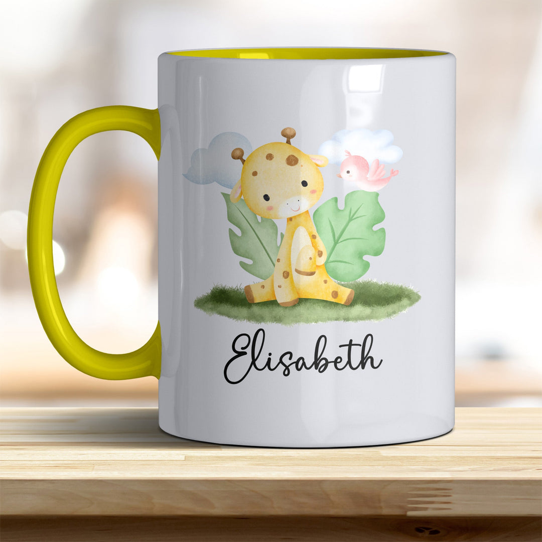 Kaffeebecher mit niedlicher Giraffe – Ideal für Geschenk & Alltag - all - yours24