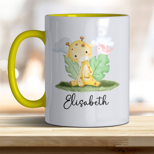 Kaffeebecher mit niedlicher Giraffe – Ideal für Geschenk & Alltag - all - yours24