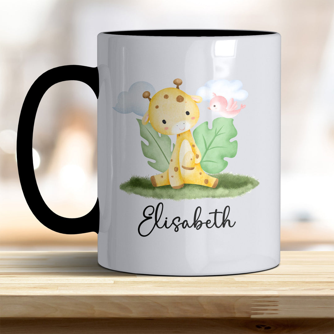 Kaffeebecher mit niedlicher Giraffe – Ideal für Geschenk & Alltag - all - yours24