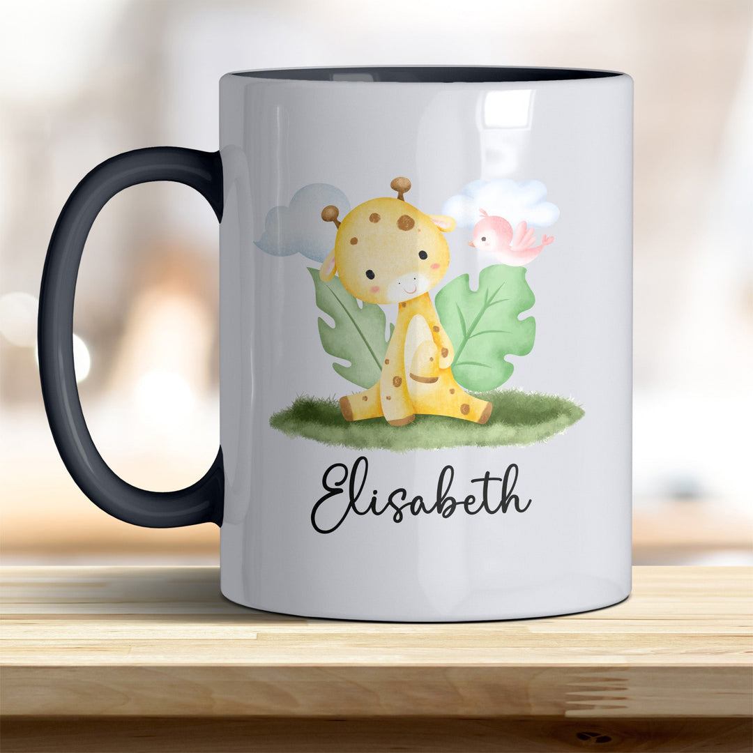 Kaffeebecher mit niedlicher Giraffe – Ideal für Geschenk & Alltag - all - yours24