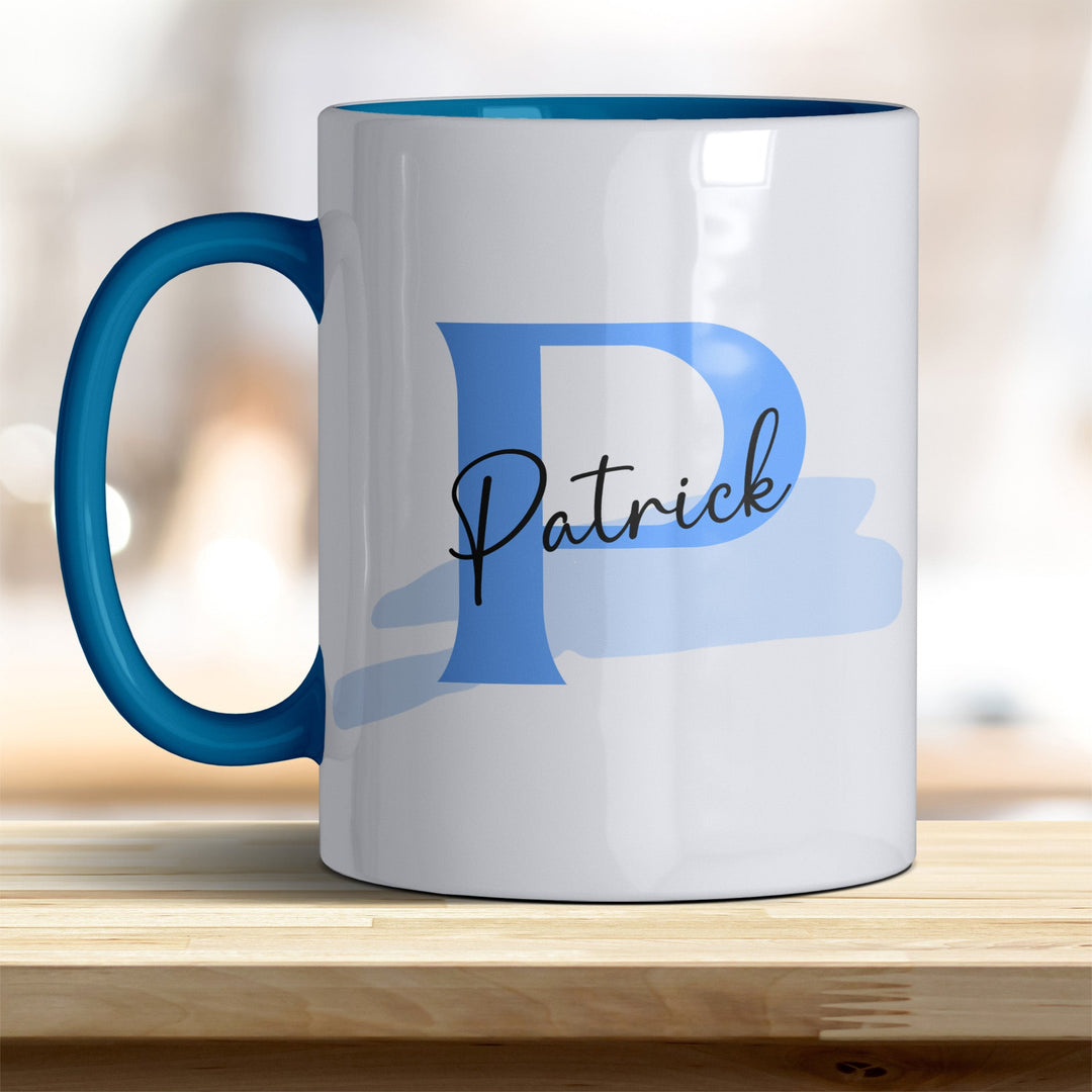 Personalisierter Keramik Becher mit Namen und Buchstaben Tasse - all - yours24
