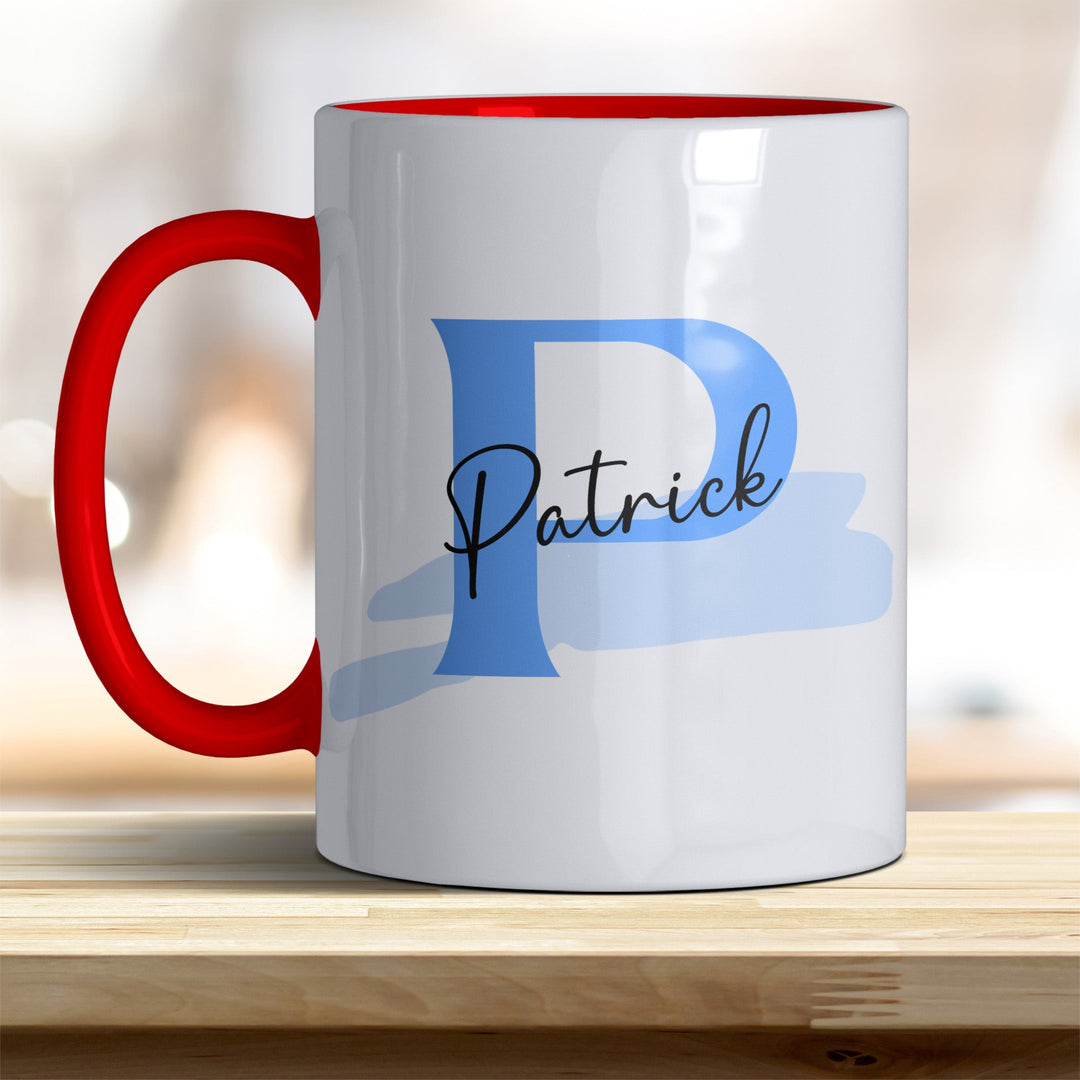 Personalisierter Keramik Becher mit Namen und Buchstaben Tasse - all - yours24
