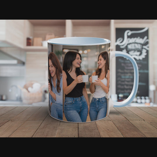 Tasse Lieblingskollegin personalisierbar mit Foto in verschiedenen trendigen Farben