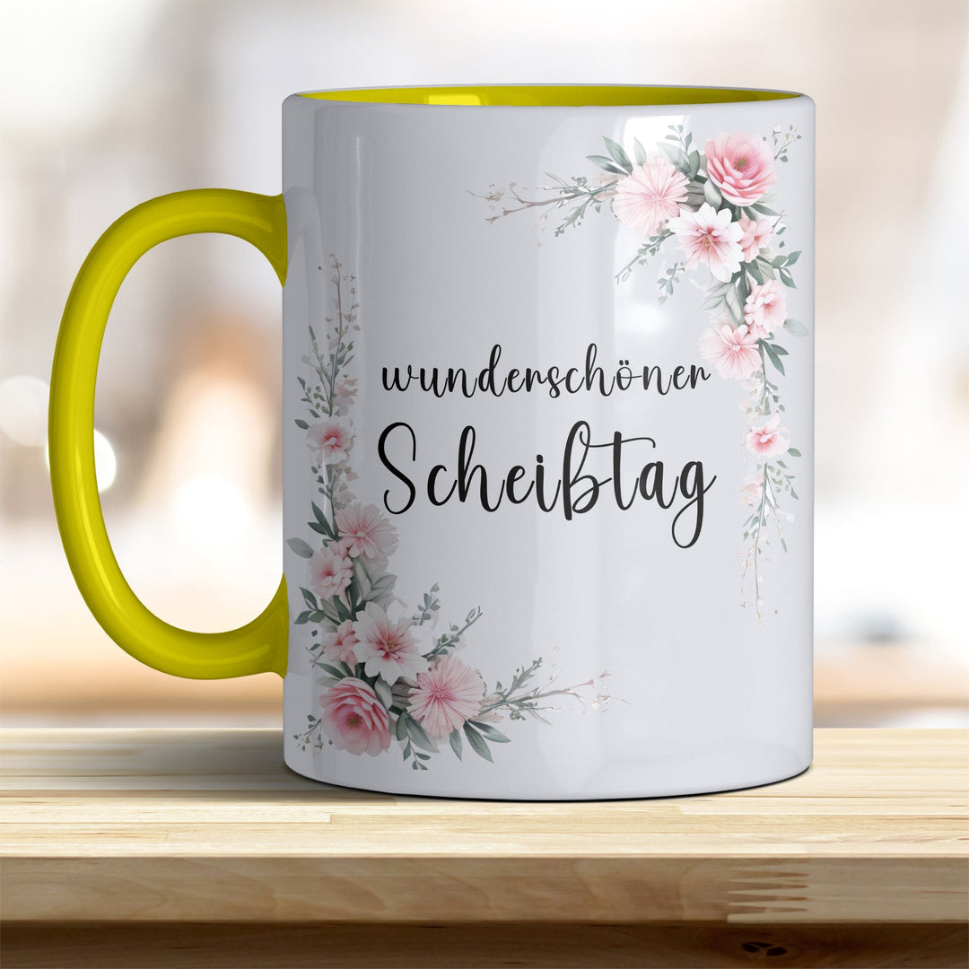 wunderschöner Scheißtag: Keramik - Kaffeebecher – Humorvoll &amp; Hochwertig - all - yours24