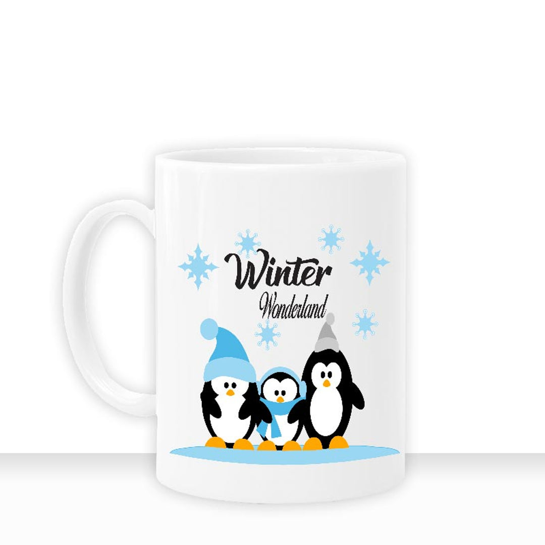 all-yours24 Tasse Pinguine Winter Wonderland Geschenkideen Tasse mit Spruch Geschenke Kaffee-Tasse Weihnacht