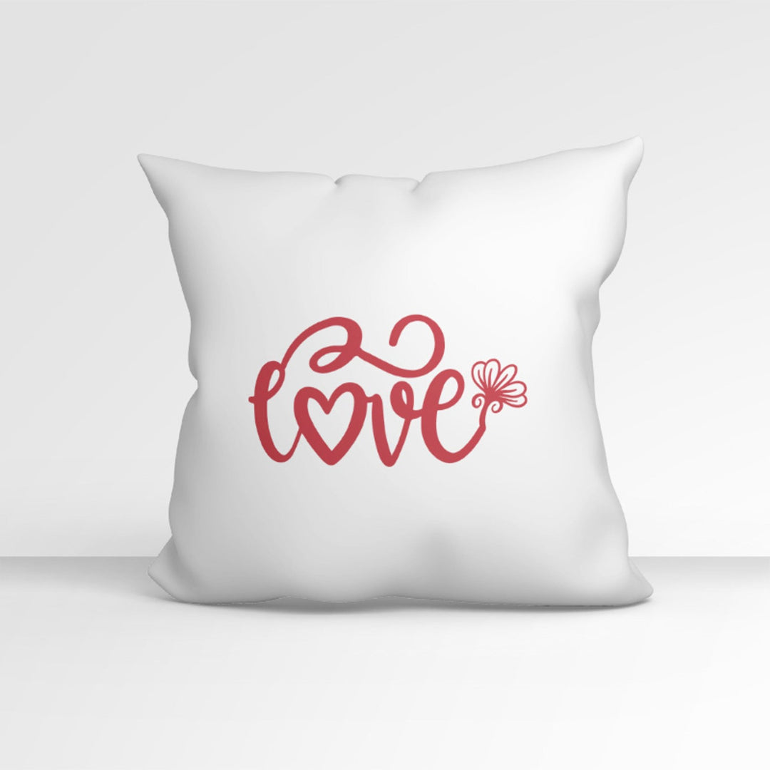 all - yours24 Kissen Love geschwungen Liebe Ornament - all - yours24