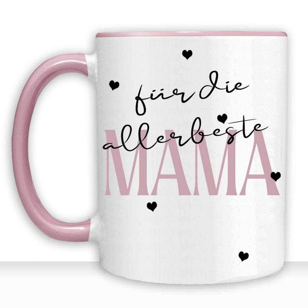 all - yours24 Tasse für die allerbeste Mama Geschenkideen Tasse mit Spruch Geschenke Kaffee - Tasse beste Mama - all - yours24