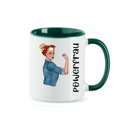 all - yours24 Tasse Powerfrau Geschenkideen Tasse mit Spruch Geschenke Kaffee - Tasse - all - yours24