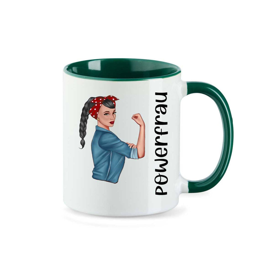 all - yours24 Tasse Powerfrau Geschenkideen Tasse mit Spruch Geschenke Kaffee - Tasse - all - yours24