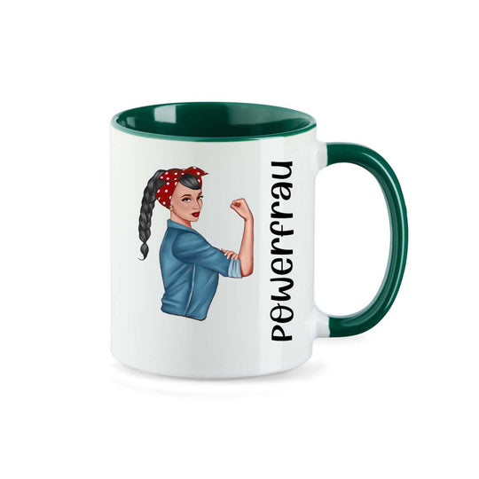 all - yours24 Tasse Powerfrau Geschenkideen Tasse mit Spruch Geschenke Kaffee - Tasse - all - yours24