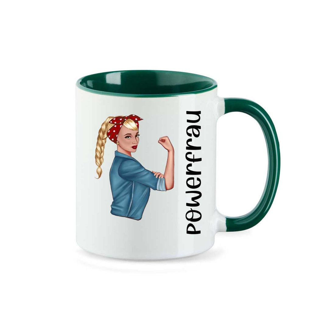 all - yours24 Tasse Powerfrau Geschenkideen Tasse mit Spruch Geschenke Kaffee - Tasse - all - yours24