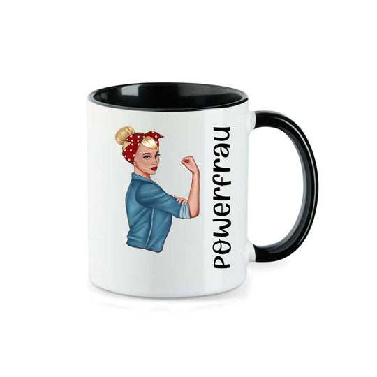 all - yours24 Tasse Powerfrau Geschenkideen Tasse mit Spruch Geschenke Kaffee - Tasse - all - yours24