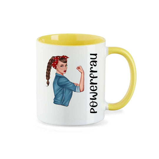 all - yours24 Tasse Powerfrau Geschenkideen Tasse mit Spruch Geschenke Kaffee - Tasse - all - yours24