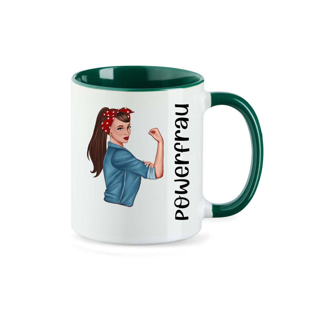 all - yours24 Tasse Powerfrau Geschenkideen Tasse mit Spruch Geschenke Kaffee - Tasse - all - yours24