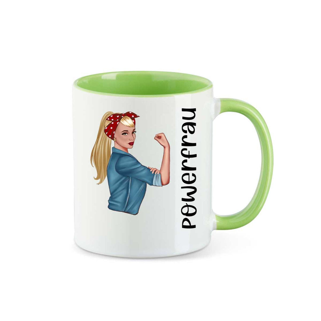 all - yours24 Tasse Powerfrau Geschenkideen Tasse mit Spruch Geschenke Kaffee - Tasse - all - yours24