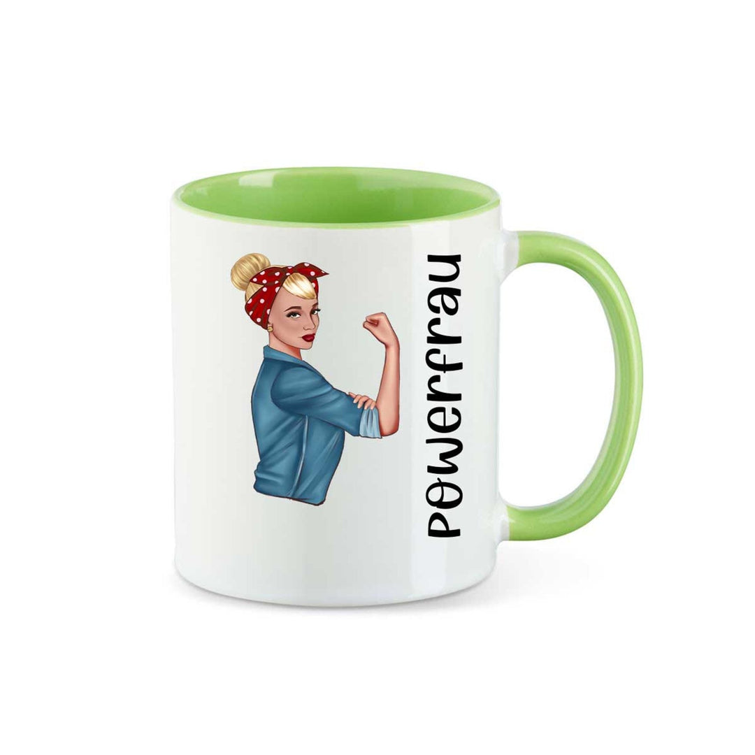 all - yours24 Tasse Powerfrau Geschenkideen Tasse mit Spruch Geschenke Kaffee - Tasse - all - yours24