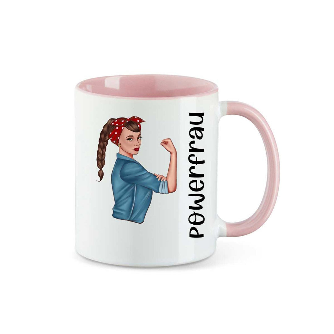all - yours24 Tasse Powerfrau Geschenkideen Tasse mit Spruch Geschenke Kaffee - Tasse - all - yours24