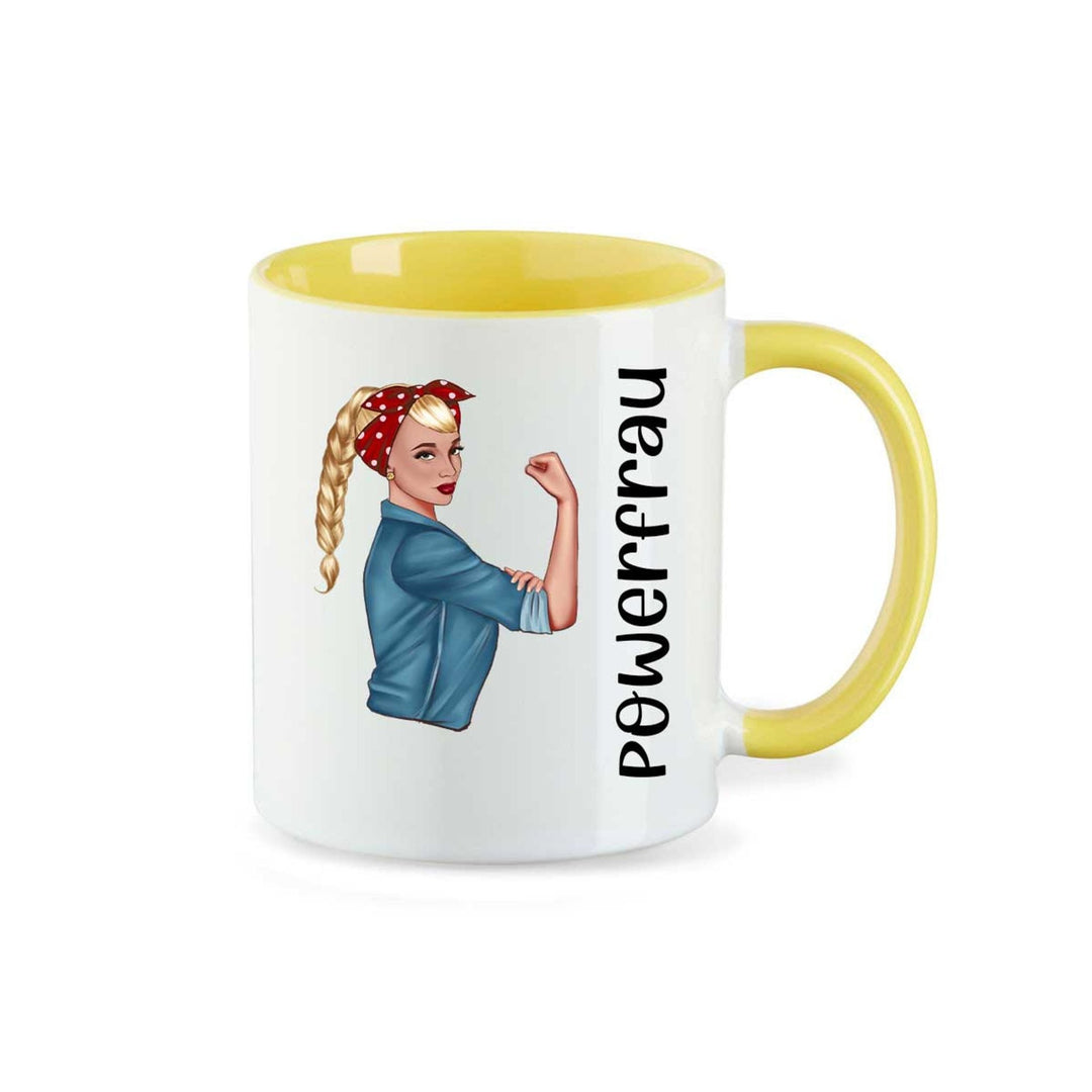 all - yours24 Tasse Powerfrau Geschenkideen Tasse mit Spruch Geschenke Kaffee - Tasse - all - yours24