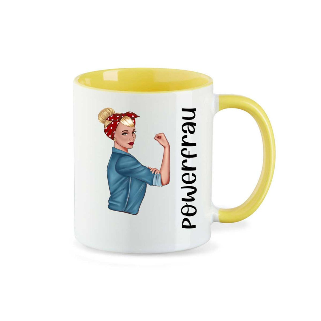 all - yours24 Tasse Powerfrau Geschenkideen Tasse mit Spruch Geschenke Kaffee - Tasse - all - yours24