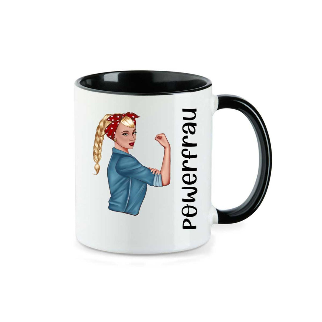 all - yours24 Tasse Powerfrau Geschenkideen Tasse mit Spruch Geschenke Kaffee - Tasse - all - yours24