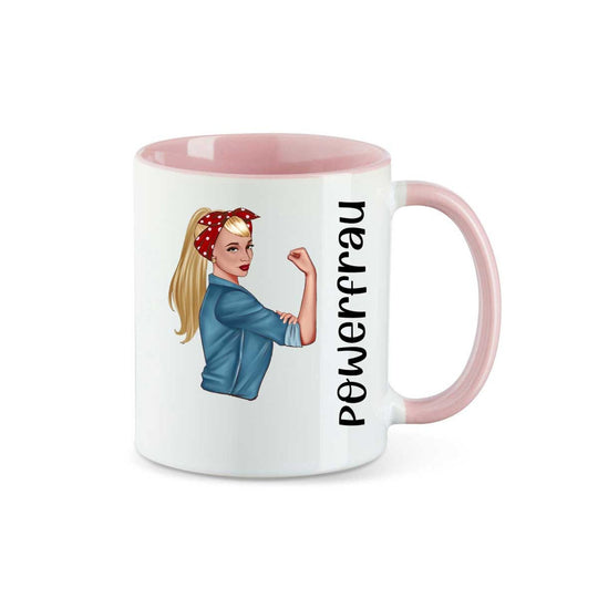 all - yours24 Tasse Powerfrau Geschenkideen Tasse mit Spruch Geschenke Kaffee - Tasse - all - yours24