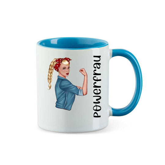 all - yours24 Tasse Powerfrau Geschenkideen Tasse mit Spruch Geschenke Kaffee - Tasse - all - yours24