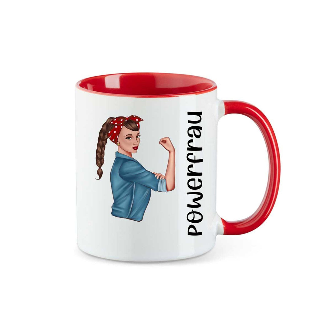 all - yours24 Tasse Powerfrau Geschenkideen Tasse mit Spruch Geschenke Kaffee - Tasse - all - yours24